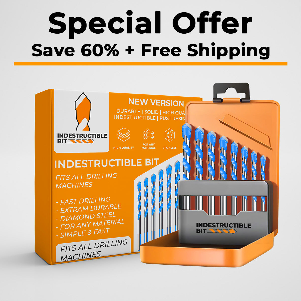 Special Offer - 3-12mm Blue Bits - 60% OFF
