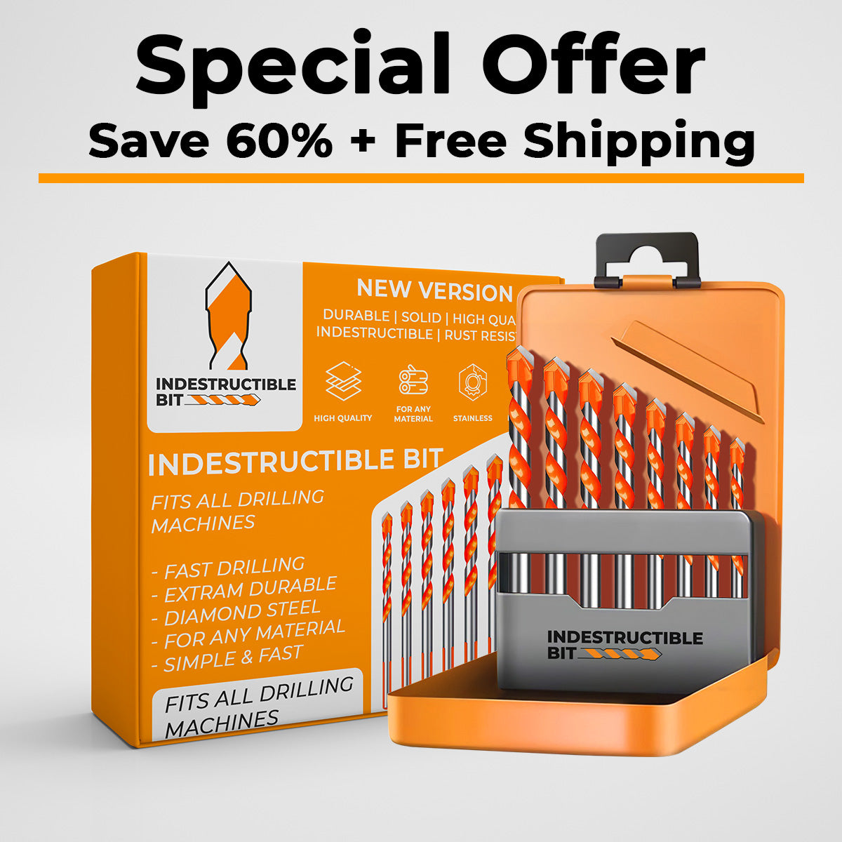 Special Offer - 3-12mm Orange Bits - 60% OFF