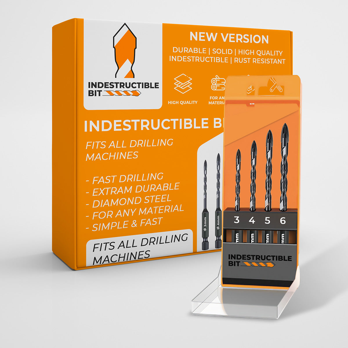 INDESTRUCTIBLE DRILLBITS™ 3.0 - Drill any material in seconds