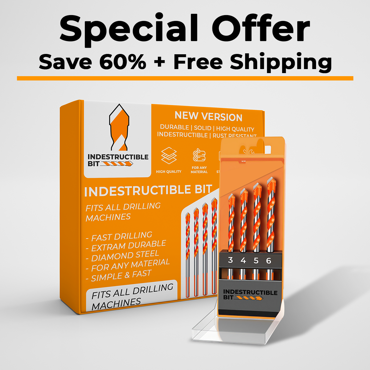 Special Offer - 3-6mm Orange Bits - 60% OFF