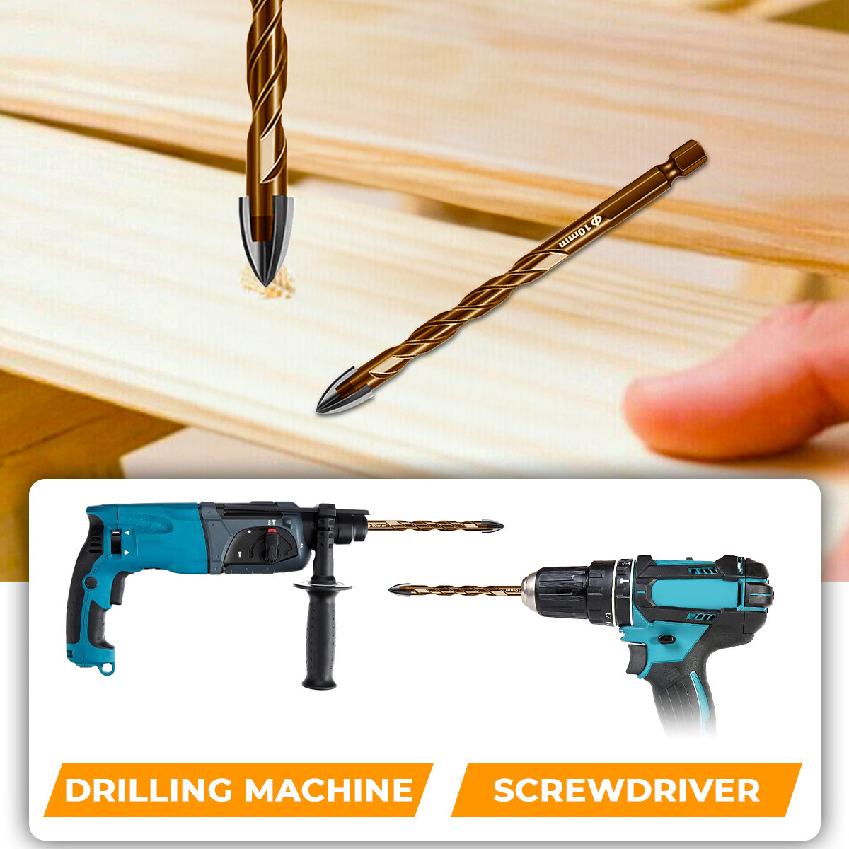 INDESTRUCTIBLE DRILLBITS™ 4.0 - Drill any material in seconds