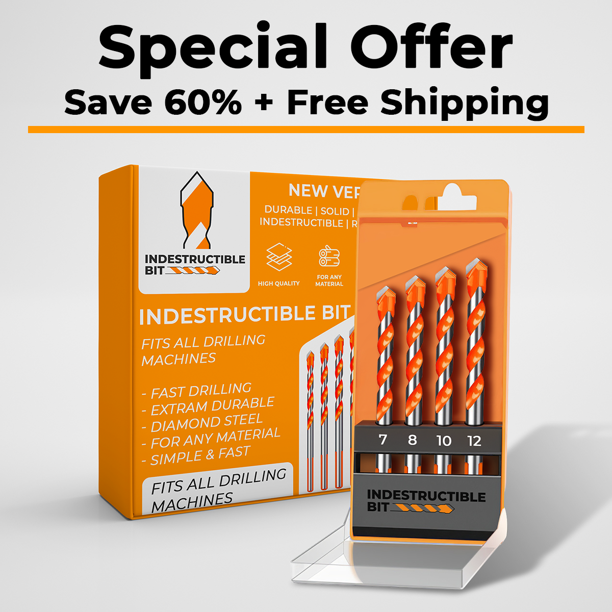 Special Offer - 7-12mm Orange Bits - 60% OFF
