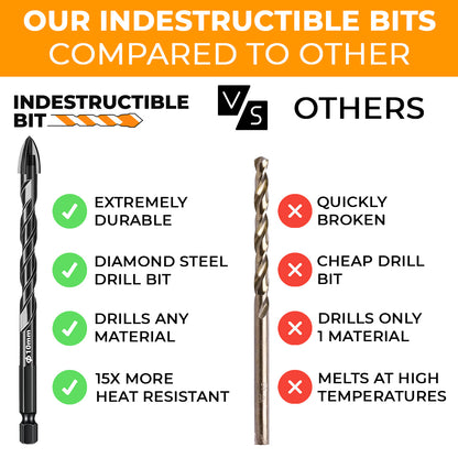 INDESTRUCTIBLE DRILLBITS™ 3.0 - Drill any material in seconds